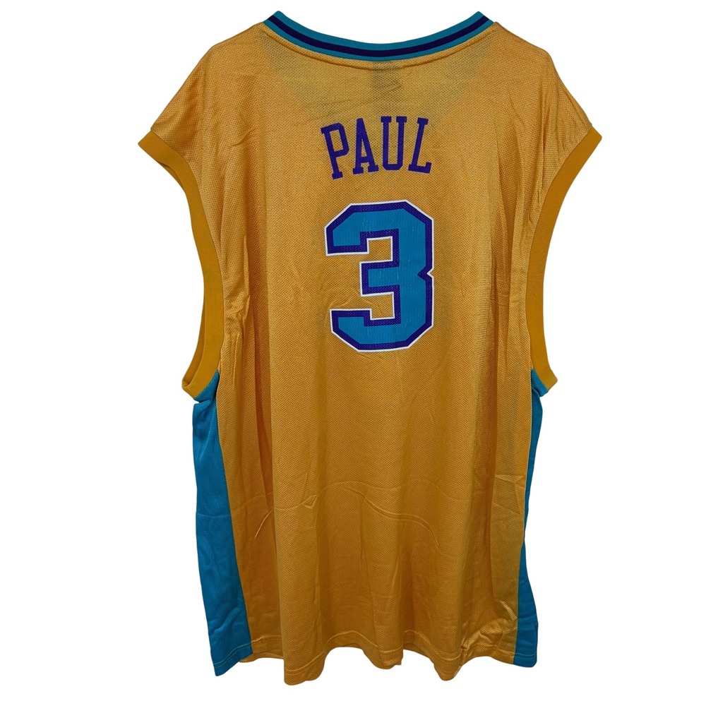 Chris Paul New Orleans‎ Hornets Basketball Jersey #3 CP3 3XL Reebok Gold
